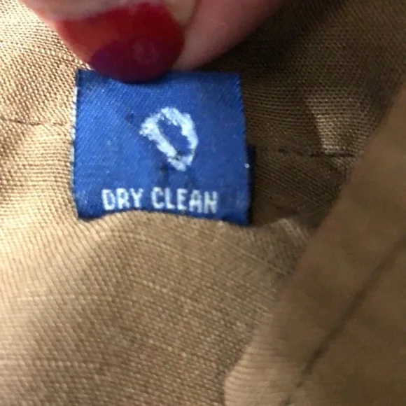 NEW KAREN SCOTT Petites Linen & Cotton Mocha Brown Button Front Blazer Size 10P - Picture 6 of 9